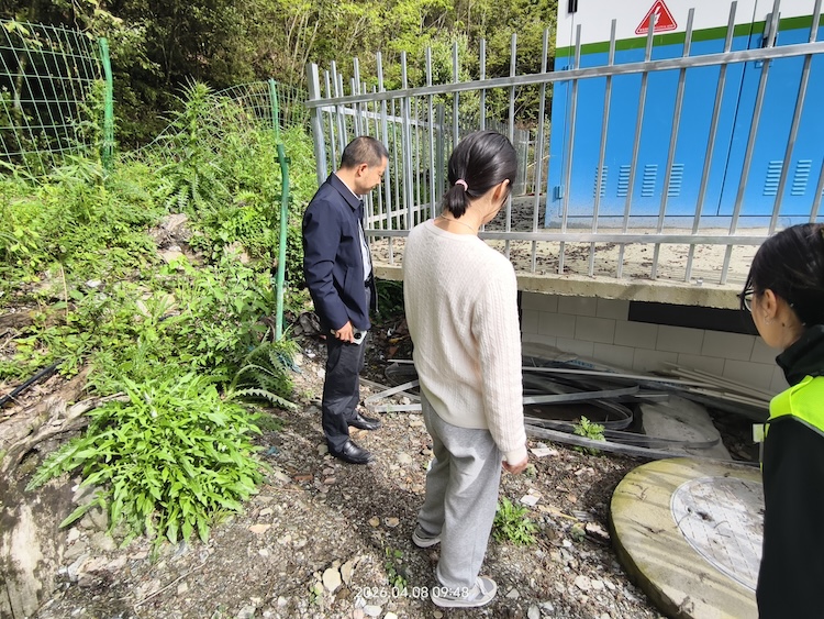 绵九公司开展汛前服务区专项检查